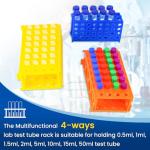 Multifunctional Plastic Test Tube Rack - 3 Colors