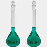 100ml Class A Volumetric Flask, Pack of 2