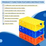 Multifunctional Plastic Test Tube Rack - 3 Colors