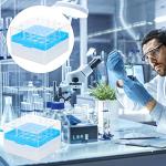 Polycarbonate Freezer Box with 25 Grids for Vials