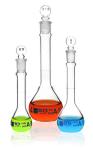 Premium Borosilicate Volumetric Flask Set - 10ml, 25ml, 50ml