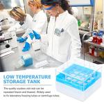 Polycarbonate Freezer Box with 25 Grids for Vials