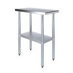 Stainless Steel Work Table with Undershelf 15"x30