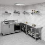 Stainless Steel Wall Shelf for Kitchen & Utility
