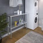 Stainless Steel Work Table with Undershelf - 14"x48