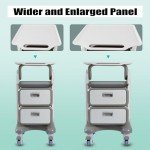 Versatile Rolling Medical Trolley Cart with Drawers