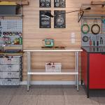 Stainless Steel Work Table with Undershelf - 14"x48