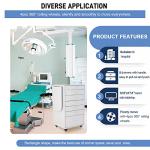 5-Drawer Medical Dental Utility Cart with Shelf