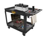 Heavy Duty 2-Shelf Rolling Utility Service Cart