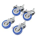 2-Layer Stainless Steel Medical Trolley for Clinics