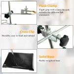 Sutekus Lab Stand Support with Burette and Flask Clamps