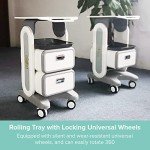 Rolling Utility Cart with Drawers for Labs & Clinics