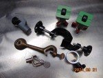 Set of 7 Laboratory Clamps and Accessories