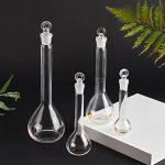 OLYCRAFT 4-Piece Volumetric Flask Set with Caps