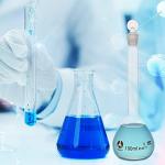 OLYCRAFT 4-Piece Volumetric Flask Set with Caps