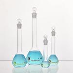 OLYCRAFT 4-Piece Volumetric Flask Set with Caps