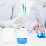 Set of 12 Transparent 50ml Lab Measuring Cups