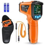 MESTEK Non-Contact Infrared Thermometer with LCD Display