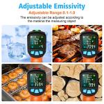 MESTEK Non-Contact Infrared Thermometer with LCD Display