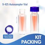 2ML Polypropylene Vials with Blue Screw Caps, 100 Pack