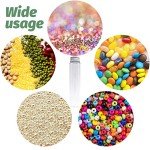 24 Pcs Clear Plastic Test Tubes with Caps