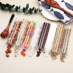 24 Pcs Clear Plastic Test Tubes with Caps