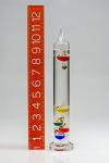 Galileo Thermometer 18-26°C with 5 Spheres