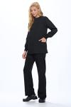 Black Warm-Up Scrub Jacket - Large Size