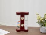 Analog Weather Station with Thermometer and Clock