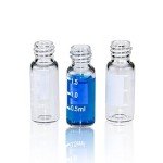 Clear Autosampler Vials for HPLC & GC, 100 Pack