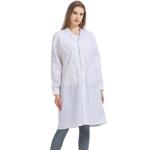 White Long Sleeve Women's Professional Lab Coat