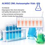 2ML Polypropylene Vials with Blue Screw Caps, 100 Pack