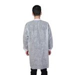 Pack of 10 Disposable Lab Coats with Pockets