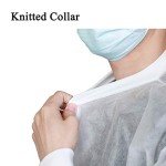 Pack of 10 Disposable Lab Coats with Pockets