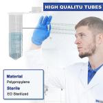 500 Pcs 2ml Polypropylene Microcentrifuge Tubes