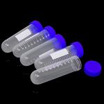 Honbay 10PCS 50ml Plastic Lab Centrifuge Tubes