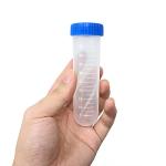 Honbay 10PCS 50ml Plastic Lab Centrifuge Tubes