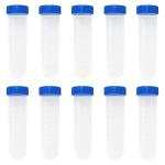 Honbay 10PCS 50ml Plastic Lab Centrifuge Tubes
