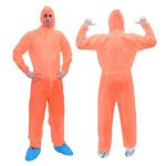 Raygard Lightweight Disposable Coveralls with Hood - Large