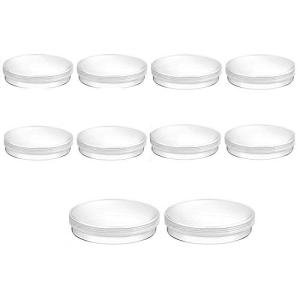 10 Pack Sterile Plastic Petri Dishes 70 x 15 mm