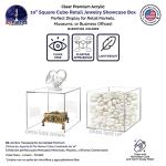 Acrylic Display Case for Collectibles - 10" x 10