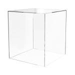 Clear Acrylic Display Riser Box, Open Side