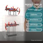 Clear Acrylic Display Riser Box, Open Side