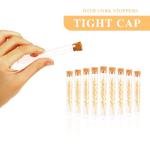 Clear Plastic Test Tubes with Lids – 15 PCS
