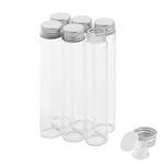 30ml Clear Glass Test Tubes with Screw Caps - 6PCS