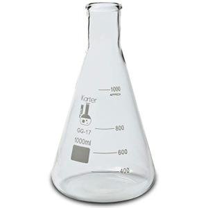 3000ml Narrow Mouth Erlenmeyer Flask, Borosilicate Glass