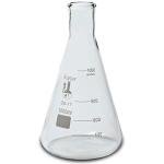 3000ml Narrow Mouth Erlenmeyer Flask, Borosilicate Glass
