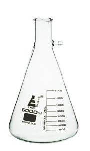 EISCO 5000mL Borosilicate Filtering Flask with Side Arm