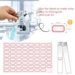 30ml Clear Glass Test Tubes with Screw Caps - 6PCS