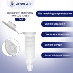 1.5ml Microcentrifuge Tubes with Snap Caps - 500pcs